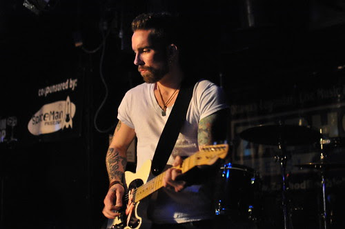 Jack Spinks with Blair Hogan at Zaphod Beeblebrox