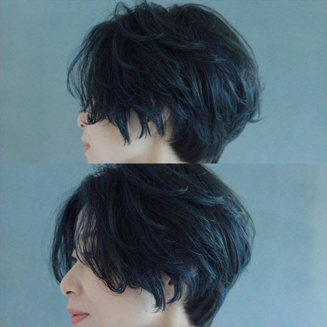 丸顔女子が似合う ハンサムショート 黒髪 のトレンド髪型まとめ Odecomart Blog
