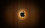wodden apple logo