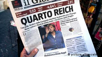 «Τέταρτο Ράιχ» ήταν ο πρωτοσέλιδος τίτλος της ιταλικής «Il Giornale» στις 3/8/2012