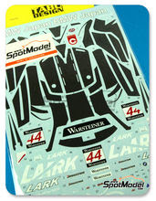 Calcas 1/24 Tabu - McLaren F1 GTR Long Tail Lark - Nº 44 - Sekiya + Tsuchiya + Nakaya - Suzuka 1997 para kit de Aoshima