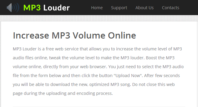 Mp3Louder Homepage