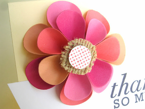 Dimensional Paper Flower Petals