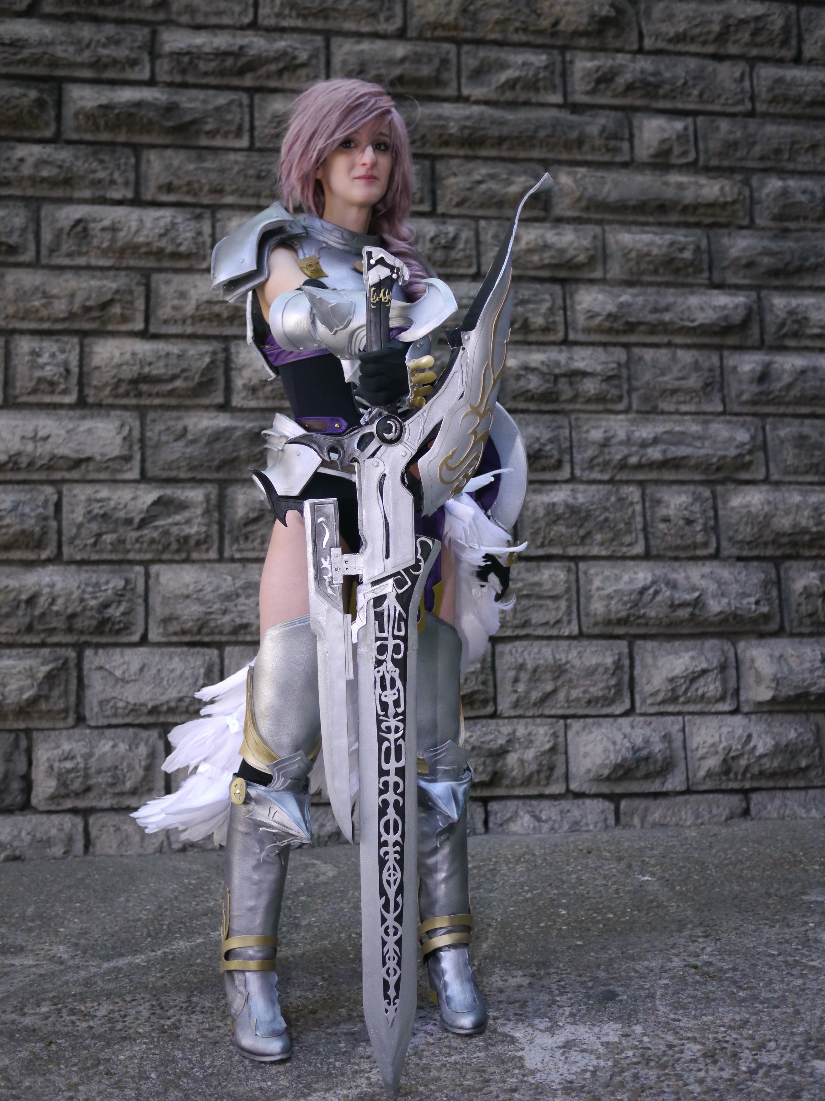 無料写真素材 人物 女性 コスプレ ファイナルファンタジーxiii ライトニング エクレール ファロン フランス人画像素材なら 無料 フリー写真素材のフリーフォト