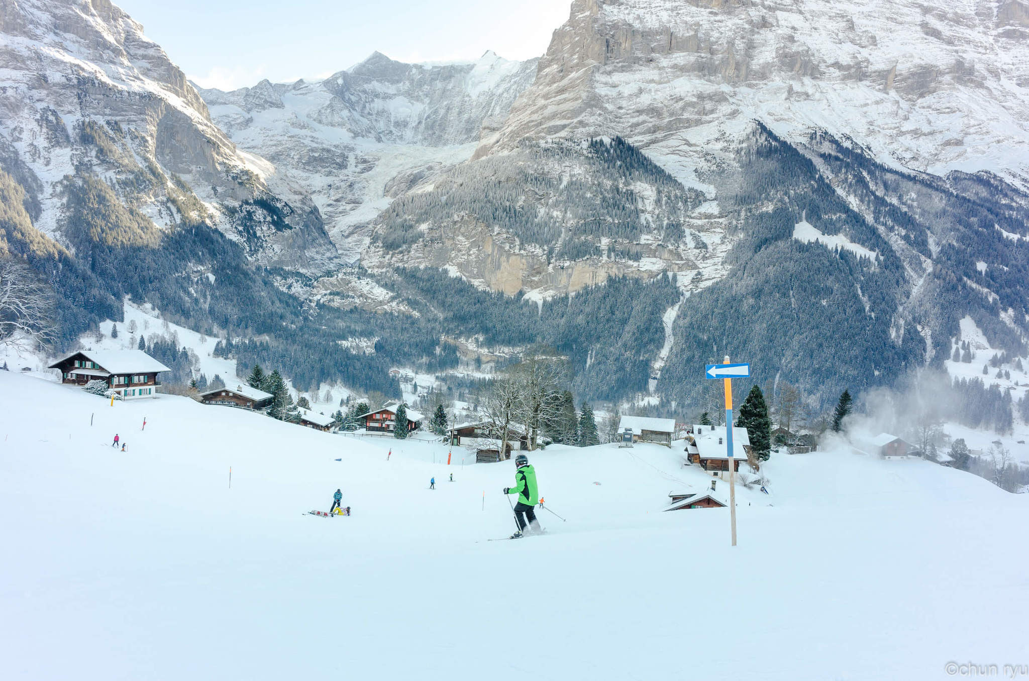 Skiing in Interlaken