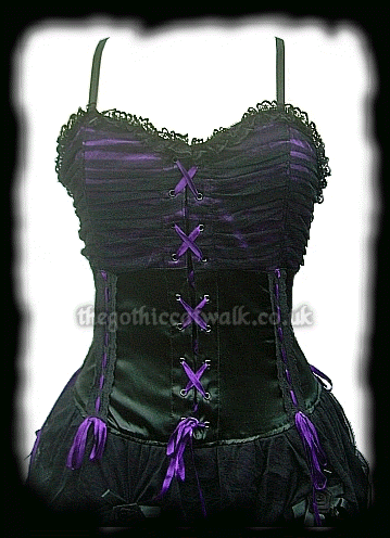 STRAPLESS PURPLE  BLACK DRESS, HOMECOMING DRESSES- PROMGIRL