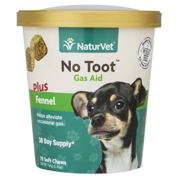 NaturVet No Toot Gas Aid Dog Soft Chews | Petco