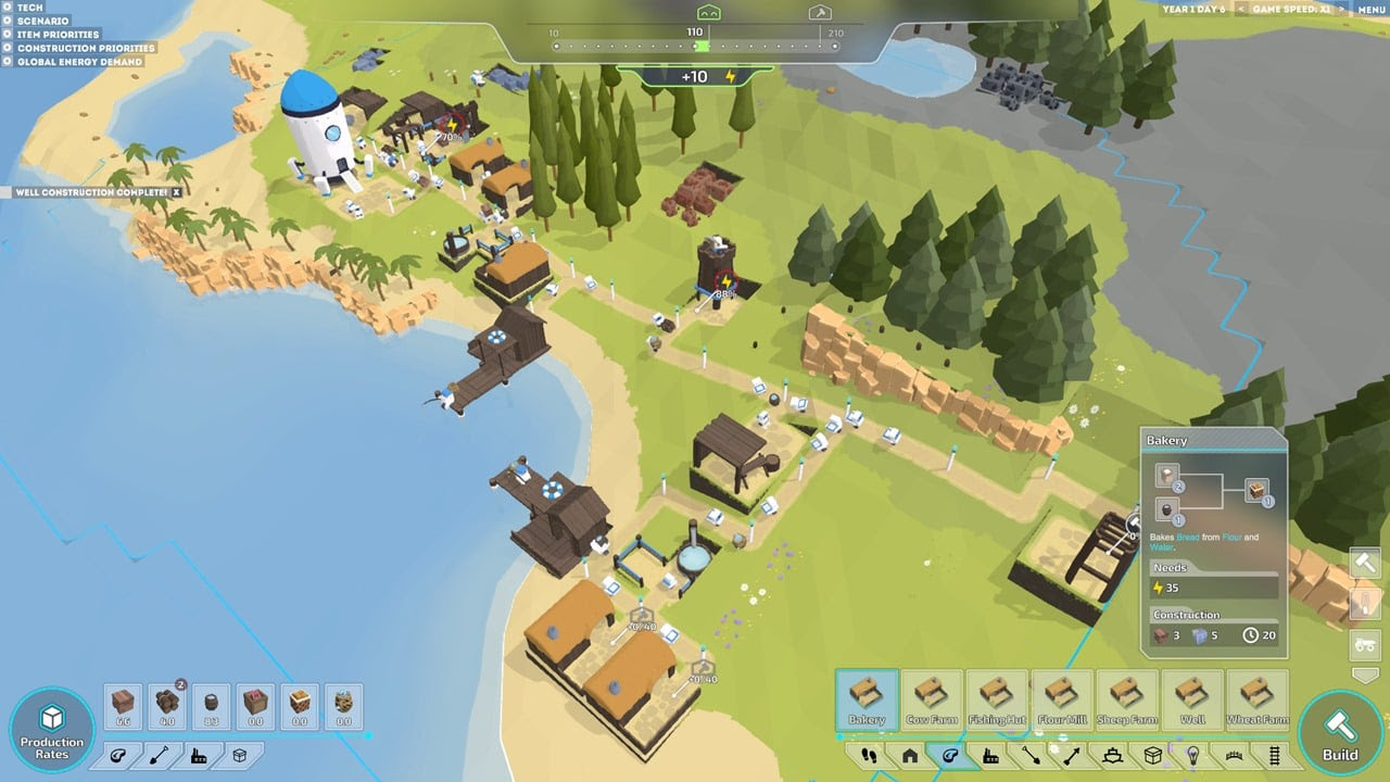 開拓シミュレーション The Colonists 開発中 部下はキュートなロボット 機械とともに荒野を宇宙都市へ導く街作り Automaton