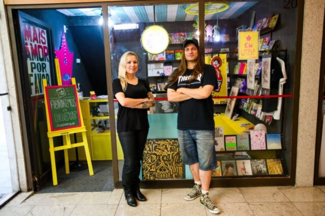 Ilustrarquia. Fernanda e Nat ainda não inauguraram a loja, mas já pensam na ampliação