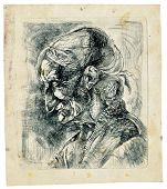 Portrait of an old woman