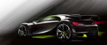 Citroen Survolt Concept Interior Design