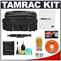 Tamrac 614 Pro System 14 Digital SLR Camera Bag + Kit for Canon EOS 70D, 6D, 5D Mark III, Rebel T3, T5i, SL1, Nikon D3100, D3200, D5200, D7100, D600, D800, Sony Alpha A65, A77, A99