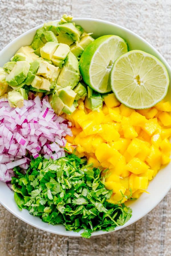 Mango Salsa with Avocado - NatashasKitchen.com