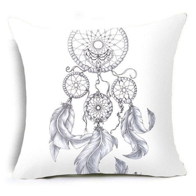 Taie D Oreiller Attrape Reve Mandala Chasseur De Reves