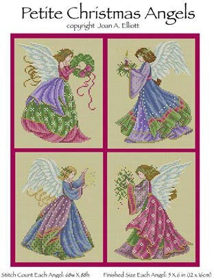 Joan Elliott Petite Christmas Angels - Cross Stitch ...