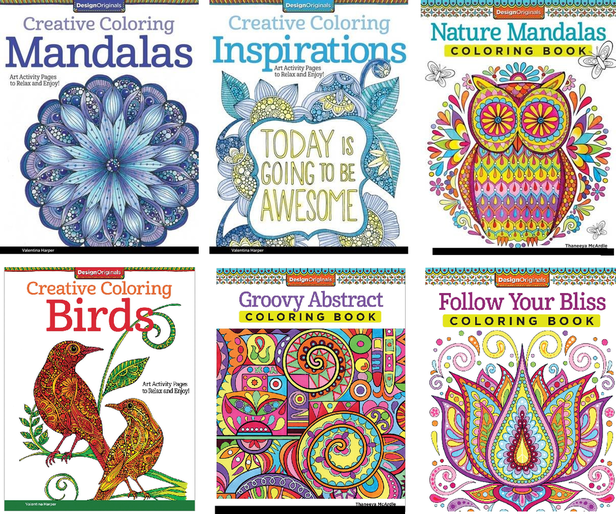 Download Design Originals Creative Coloring Books By Thaneeya Mcardle Valentina Harper Colour With Claire