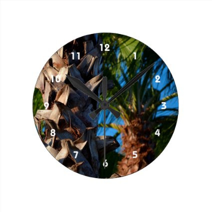 palm trees in florida wallclock