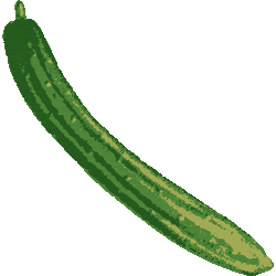 リアルタッチきゅうり No 102 リアル胡瓜のイラスト アイコン 条件付フリー素材集 スマホなど携帯電話対応