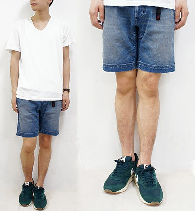 デニムショートパンツで爽やか夏コーデ メンズおすすめショートパンツ