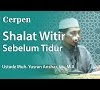 Keutamaan Shalat Witir Sebelum Tidur