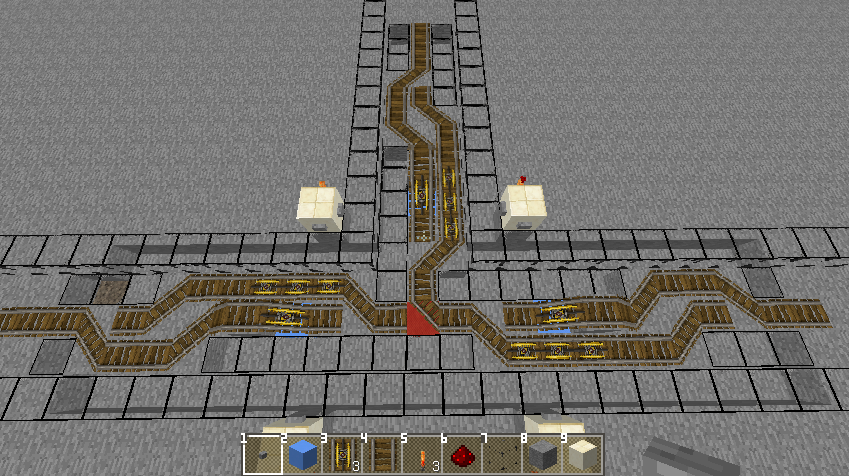 期間限定 Minecraftのトロッコで三叉路を作る ワールド配布 リベルさんの戯言室