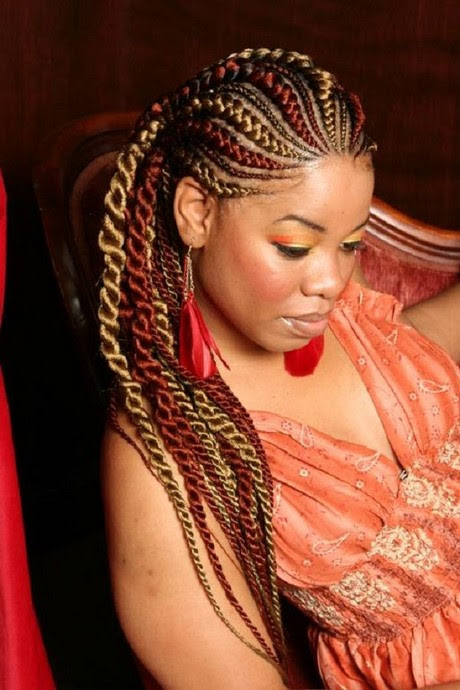 Latest plaited hairstyles