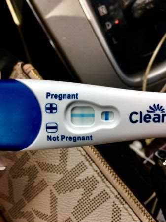 Simply hold the absorbent color change tip in your urine stream, or in a sample of your urine collected in a clean dry container . BFP or false positive?? Need eyes! Poll included