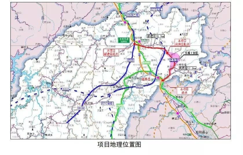S222遂昌新路湾至庄山段将改建 项目
