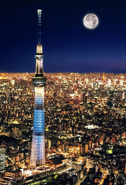 Bev 93 146 風景 東京スカイツリー ナイトビュー 300ピース ビバリー の商品詳細ページです 日本最大級のジグソーパズル通販専門店 ジグソークラブ