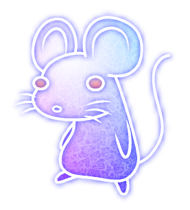年賀状イラスト素材12v04 ネズミイラスト 08年子年 ねずみ 年賀状 無料イラスト素材集km