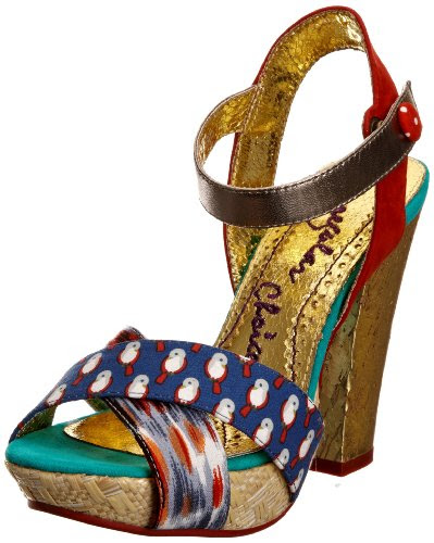 Best Reviews Irregular Choice Women's Whoopi Blue Multicolor Platforms Heels 4004-5A 6 UK, 39 EU