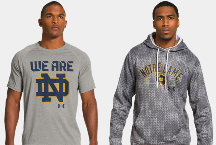Under Armour Introduces Notre Dame Clothing and Gear | SportFits.com