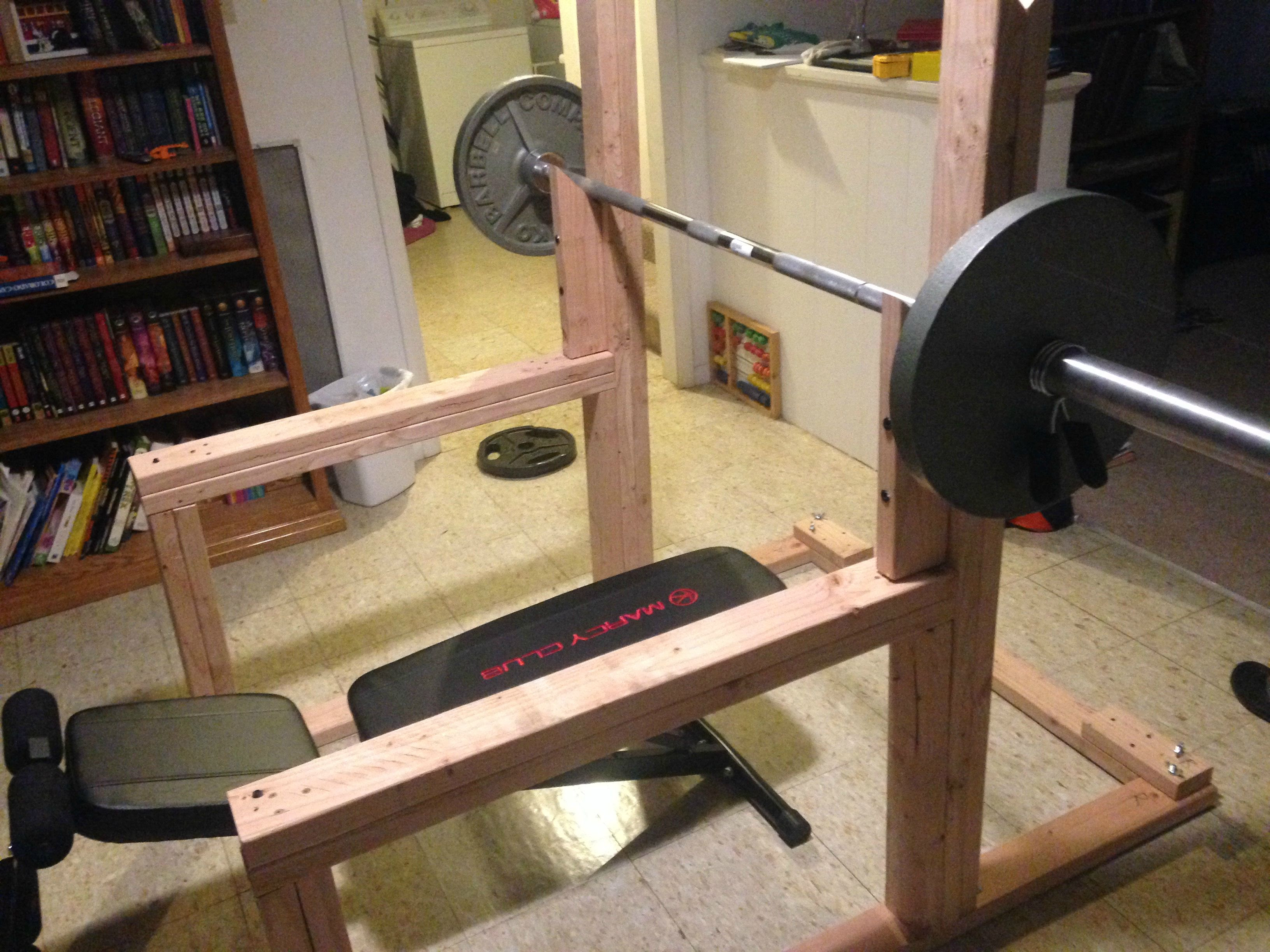 Topic Diy bench press squat rack BAE