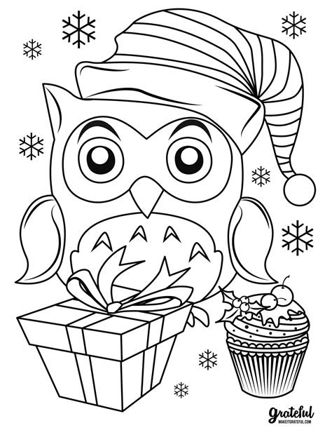  xmas colouring pages printable