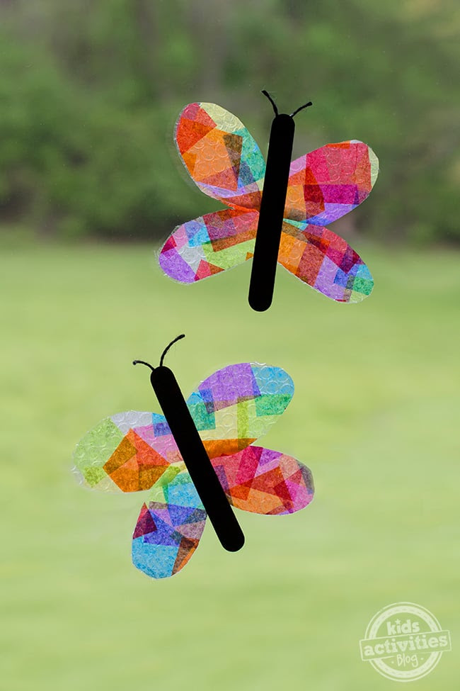 Butterfly Suncatcher Craft for Kids