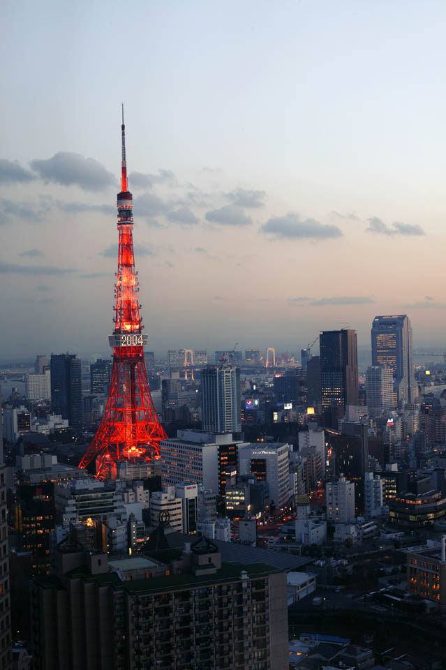 ゆんフリー写真素材集 No 1935 東京タワー２００４ 日本 東京