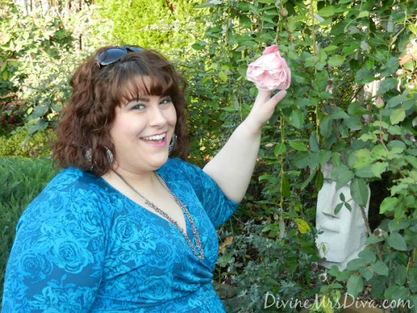 What I Wore: Teal Rose