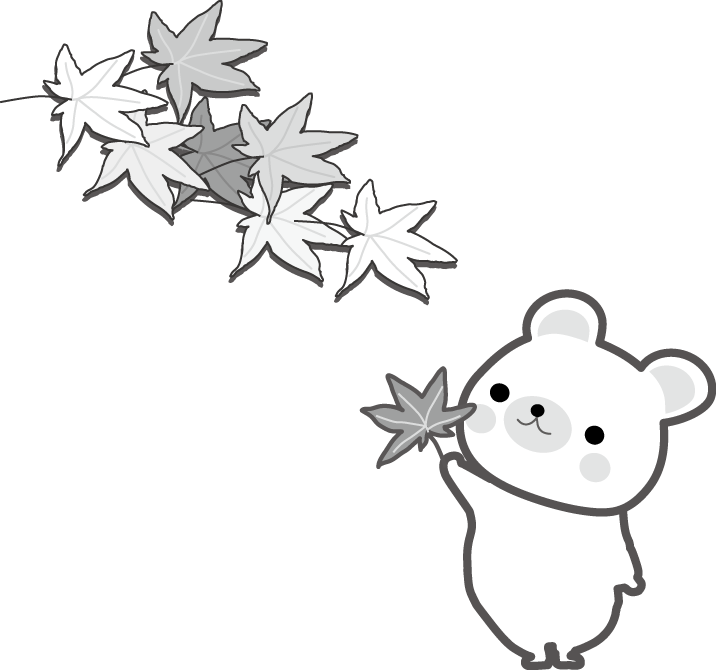 秋の紅葉 もみじのイラスト 無料イラスト フリー素材