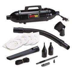 Steel Vacuum/Blower w/Accessories, 3 lbs, Black