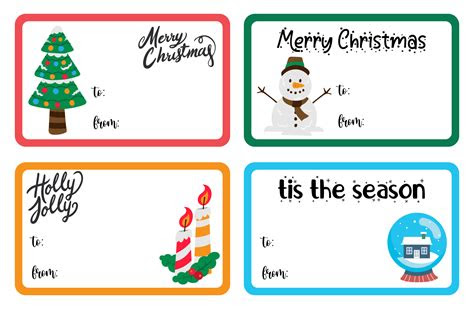  homemade christmas gift tags free printable christmas gift tags free