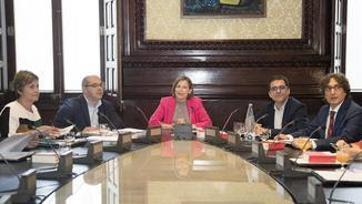 Reunió de la mesa del Parlament 