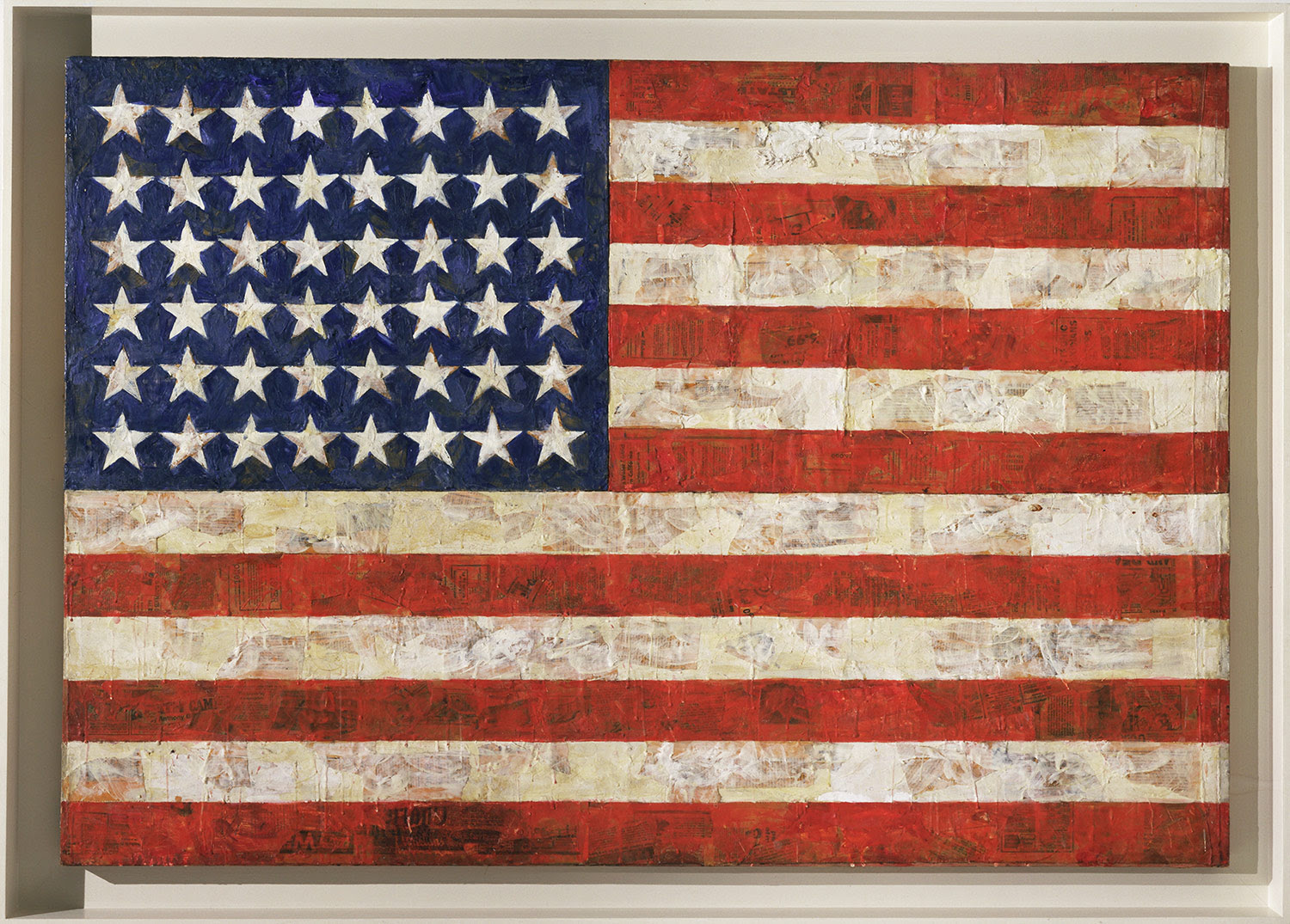 American flag by Jasper Johns