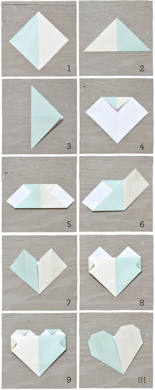 DIY: Origami Heart Escort Cards | Green Wedding Shoes ...