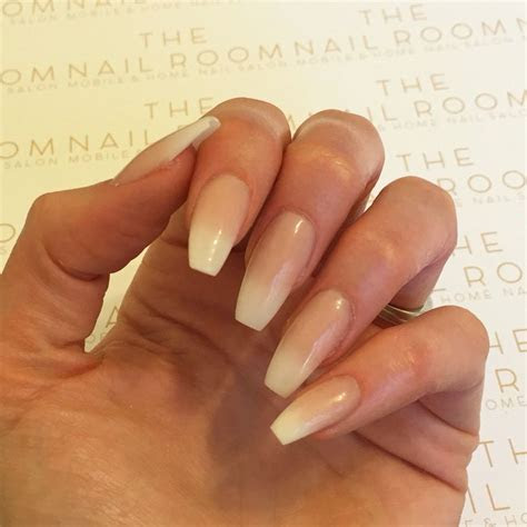 faded french acrylic nails nails   faded nails