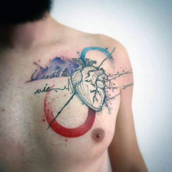 100 Watercolor Tattoo Designs For Men - Cool Ink Ideas
