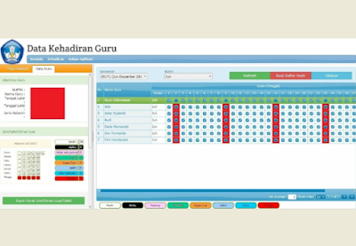 Cara Mudah Mengisi Absensi Guru Di SIM Keharidiran Guru Tahun Pelajaran 2017/2018