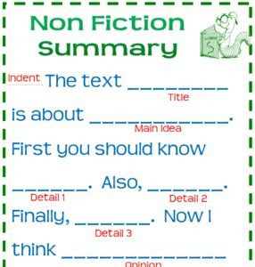 Read non fiction summary template Kindle Unlimited PDF