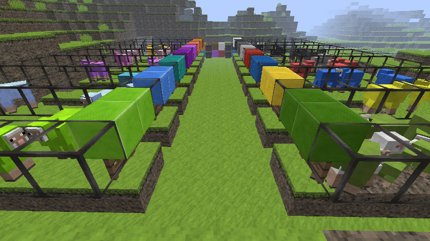 New Minecraft Order ブログ 9 19 全色羊毛牧場