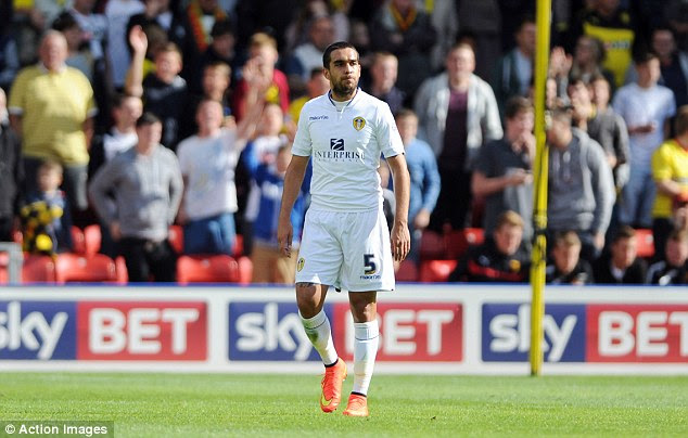 Bad start: Leeds' 4-1 defeat by Watford leaves them perilously close to the Championship relegation zone