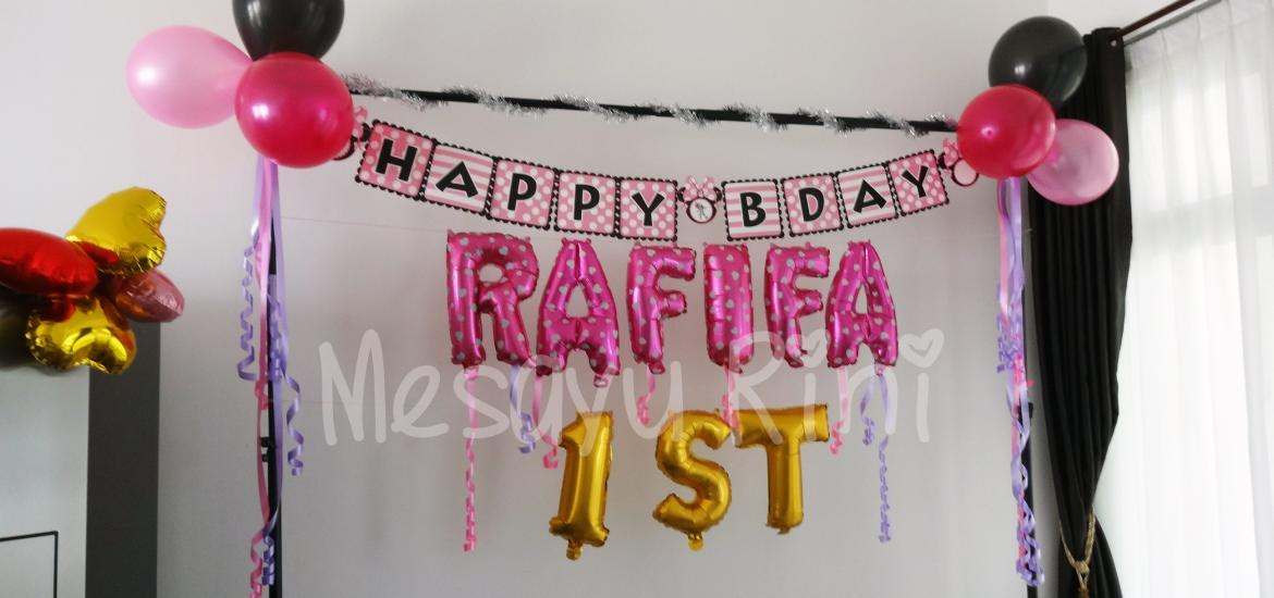 DIY Sweet Corner Ulang Tahun Ifa Mesayu Rini